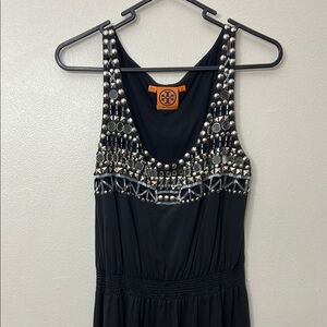 Tory Burch Black Embellished Women's Dress